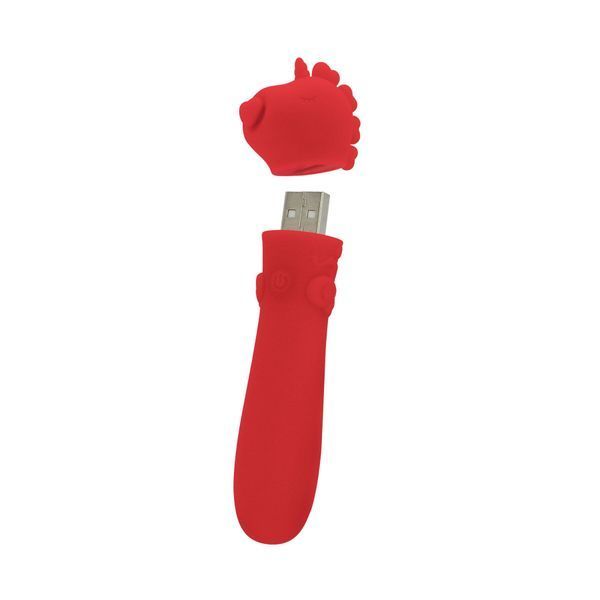 Вібратор-єдиноріжка Unihorn USB Bullet &ndash; Cupid's Beau, віброкуля, USB-зарядка, 10 режимів SX2861 фото