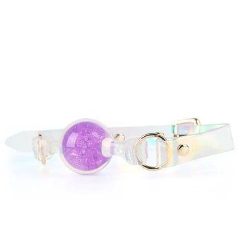 Кляп Liebe Seele Crystal Ball Gag - Purple (Large Ball) SX4855 фото