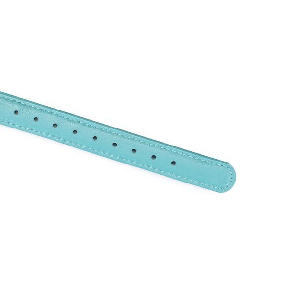 Кляп Liebe Seele Blue Lamb Leather Ball Gag with Velvet Lining SX4842 фото