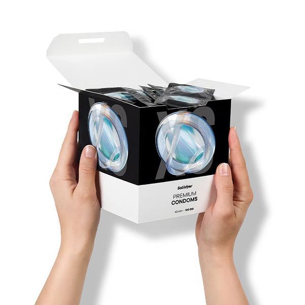 Набір презервативів Satisfyer Premium Condoms XXL (64 мм) 100 шт SX3270 фото