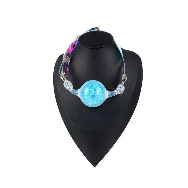 Кляп Liebe Seele Crystal Ball Gag - Blue (Small Ball) SX4850 фото