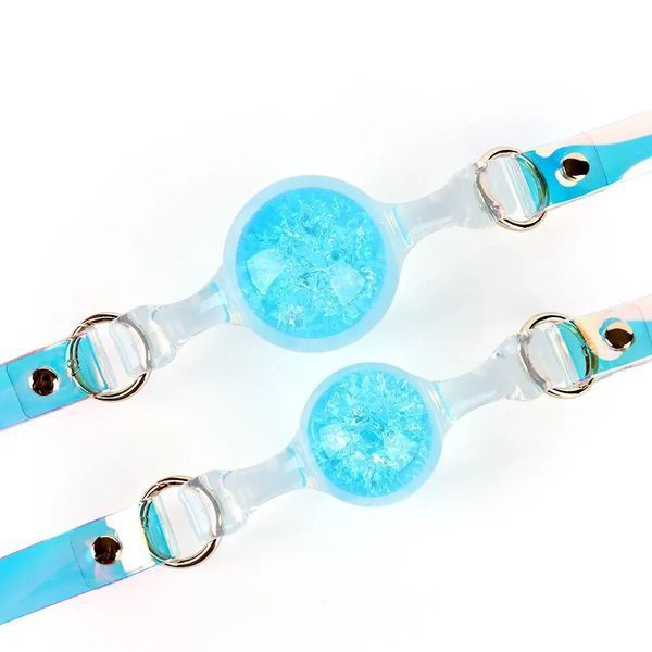 Кляп Liebe Seele Crystal Ball Gag - Blue (Large Ball) SX4851 фото